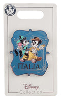 Disney Pin - EPCOT World Showcase - Italy - Italia - Mickey and Minnie Mouse Scooter