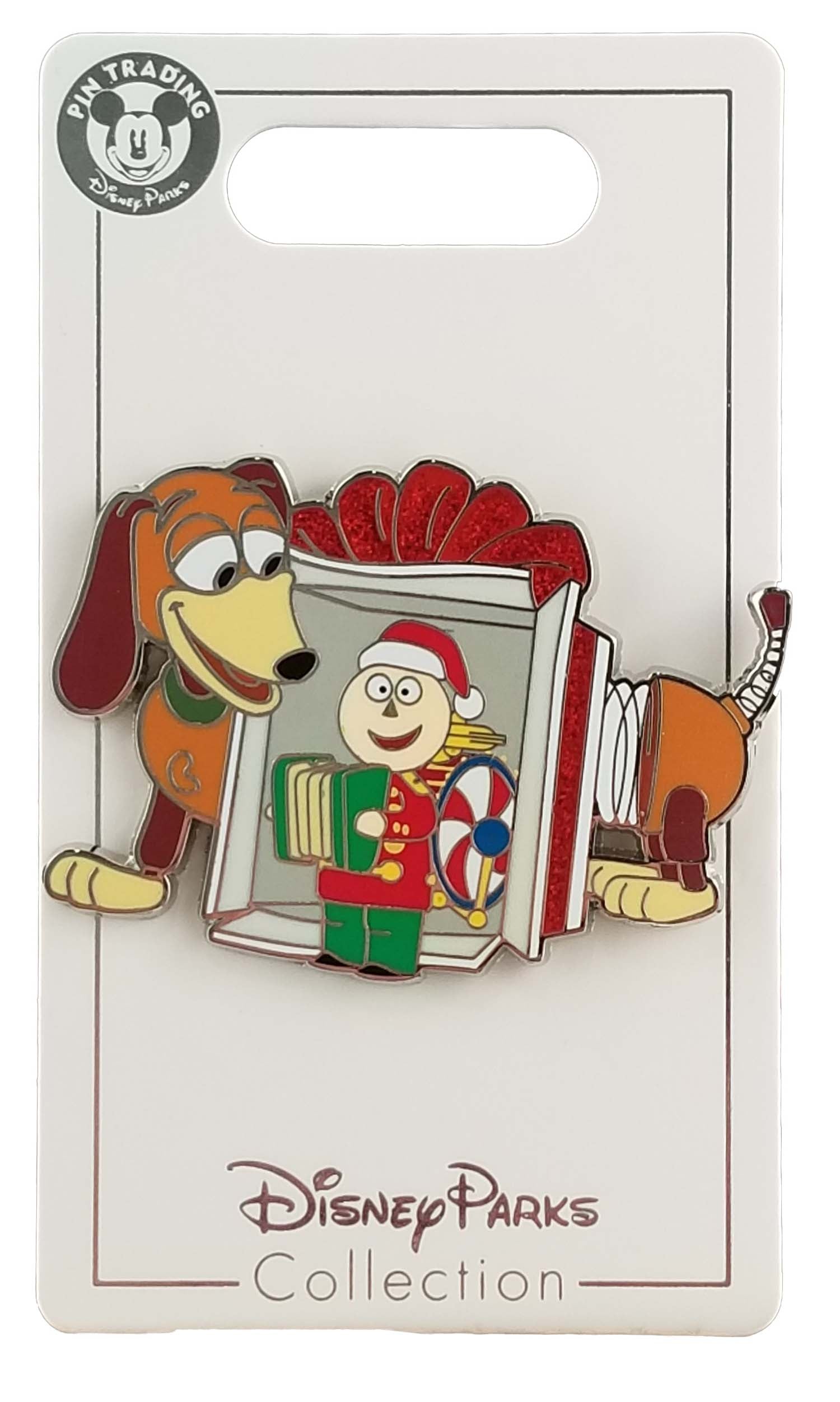 Disney Pin - Merry Christmas Holiday 2020 - Pixar - Toy Story - Slinky Dog and Tinny