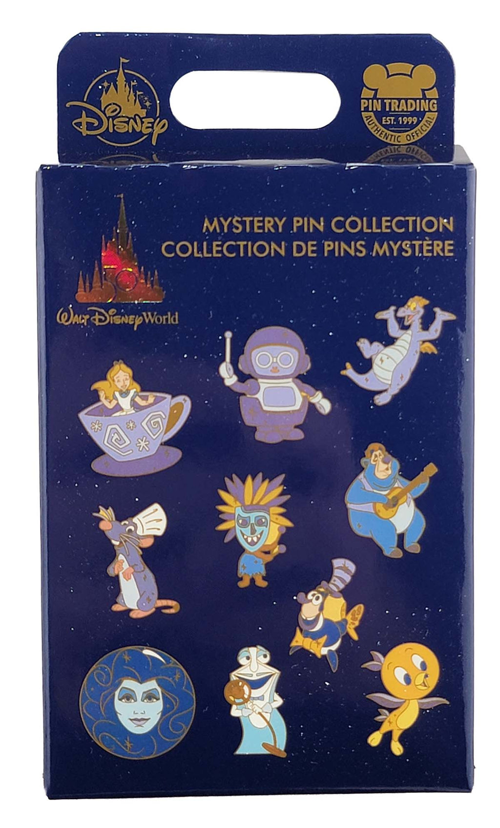 Disney Pin - WDW 50th Anniversary Mystery Box - 2 Random Pins - Sealed