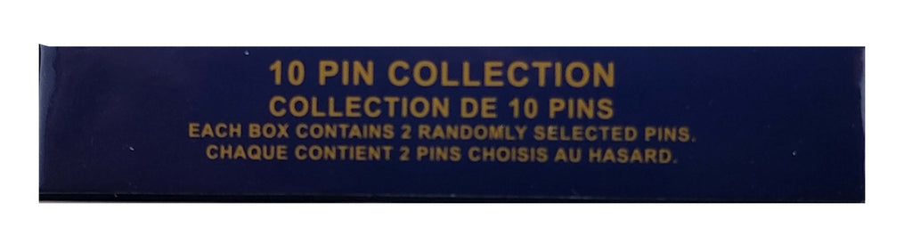 Disney Pin - WDW 50th Anniversary Mystery Box - 2 Random Pins - Sealed - package and series details