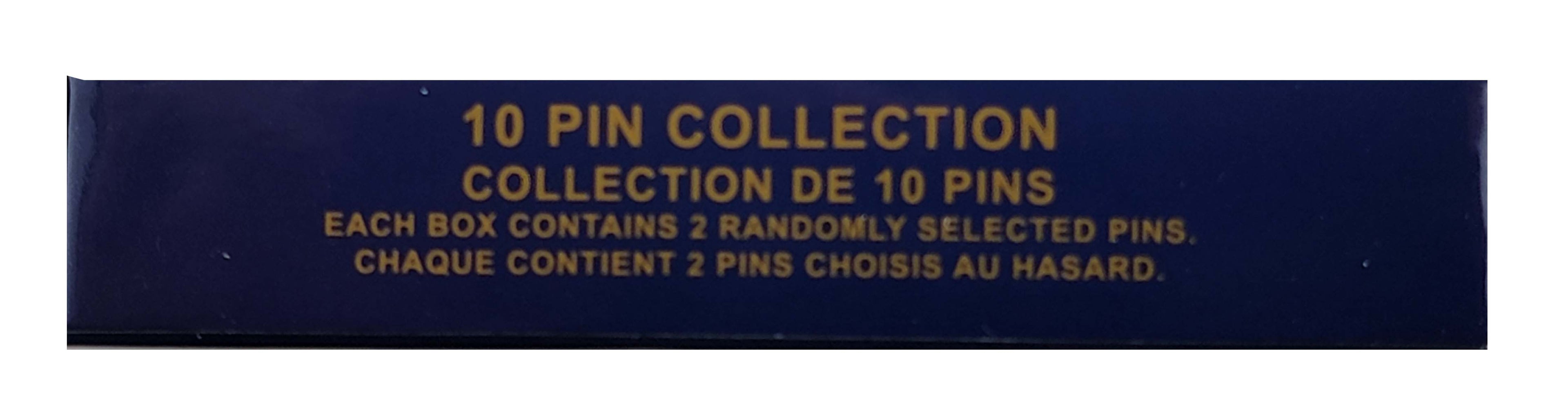 Disney Pin - WDW 50th Anniversary Mystery Box - 2 Random Pins - Sealed - package and series details