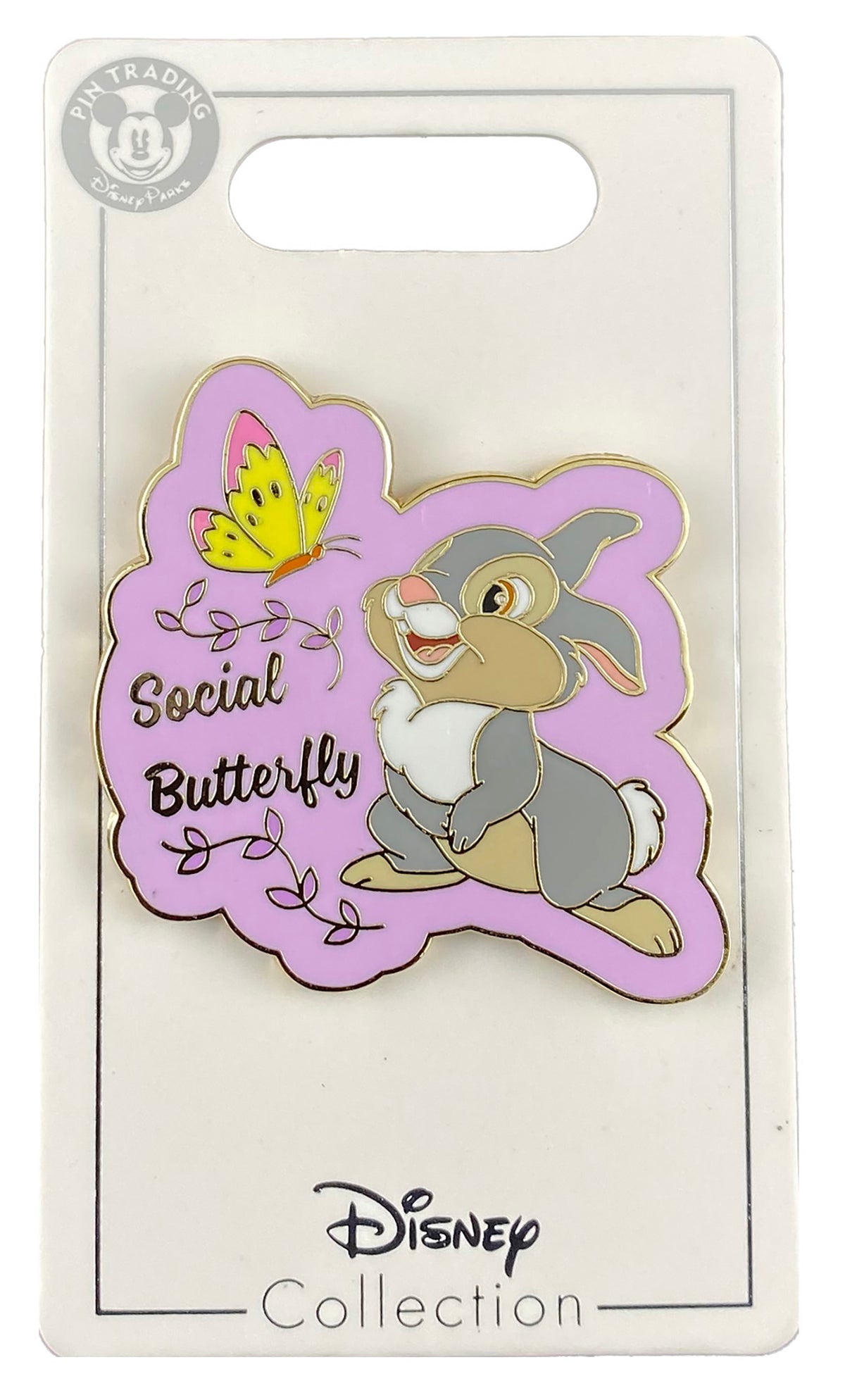 Disney Pin - Bambi - Thumper - Social Butterfly - front view