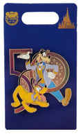 Disney Pin - Walt Disney World - 50th Anniversary - Goofy and Pluto