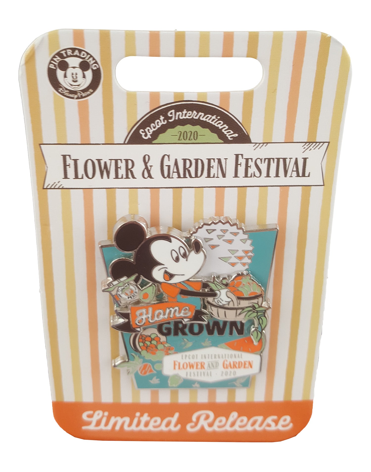 Disney Pin - Epcot Flower and Garden Festival 2020 - Mickey Mouse - Home Grown