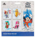 Disney Pin - Disney Ink and Paint Animation Art - 4-Pin Set - front view