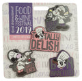 Disney Pin - EPCOT Food and Wine Festival 2019 - 4-Pin Set - front view