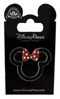 Disney Pin - Minnie Mouse Icon - Outline