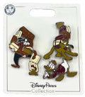 Disney Pin - Booster Set - Tower of Terror Character Bellhops - 3-Pin Set - front view