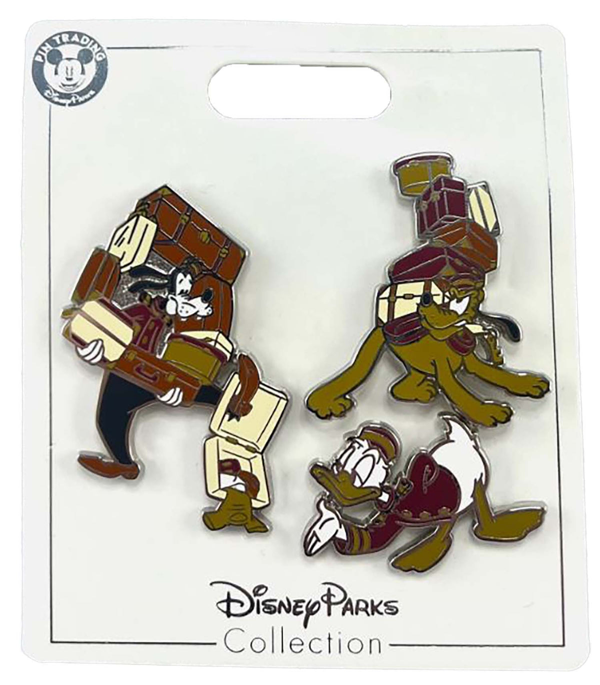Disney Pin - Booster Set - Tower of Terror Character Bellhops - 3-Pin Set - front view