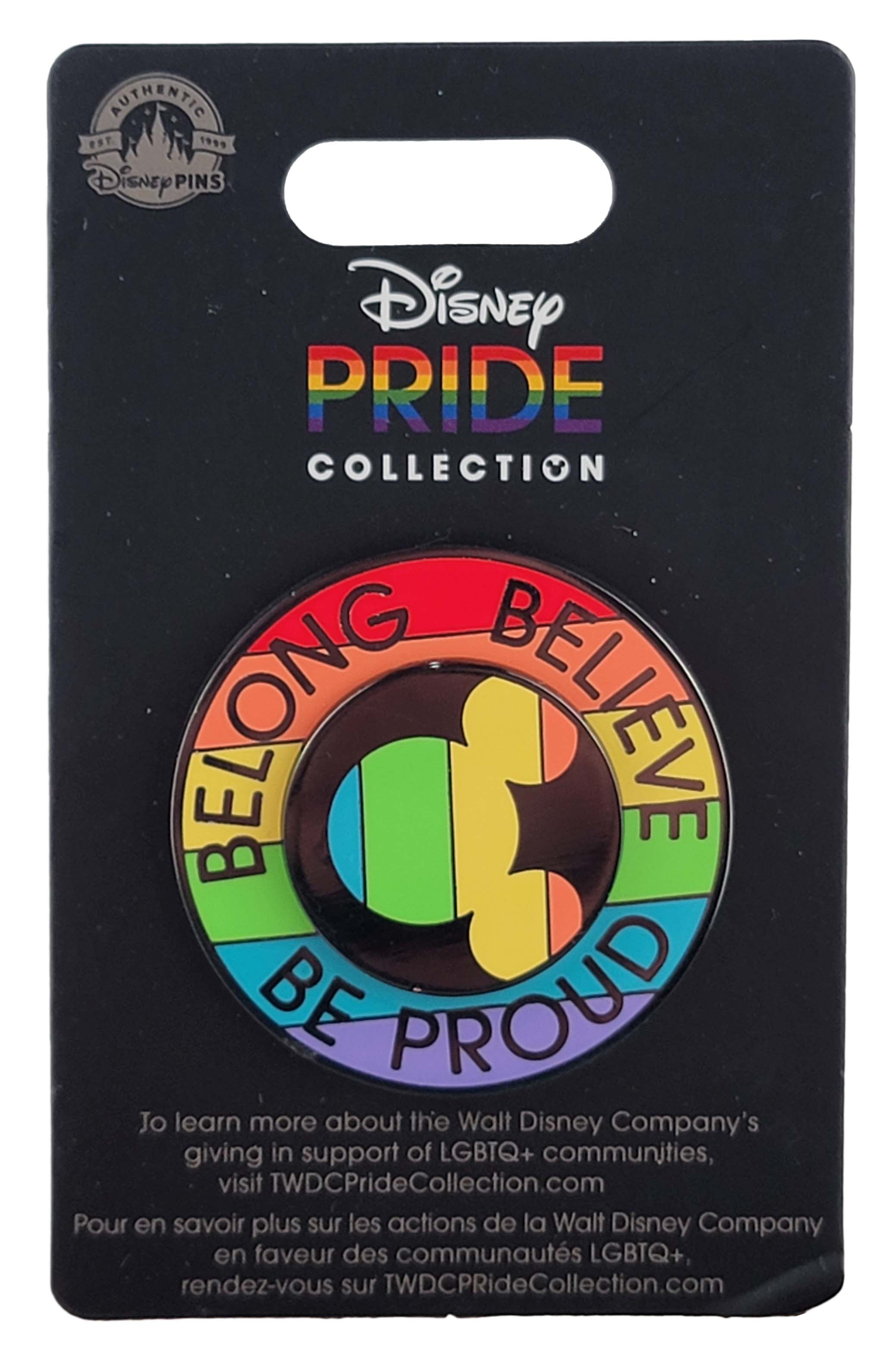 Disney Pin - Rainbow Pride Collection - Belong, Believe, and Be Proud, view 4