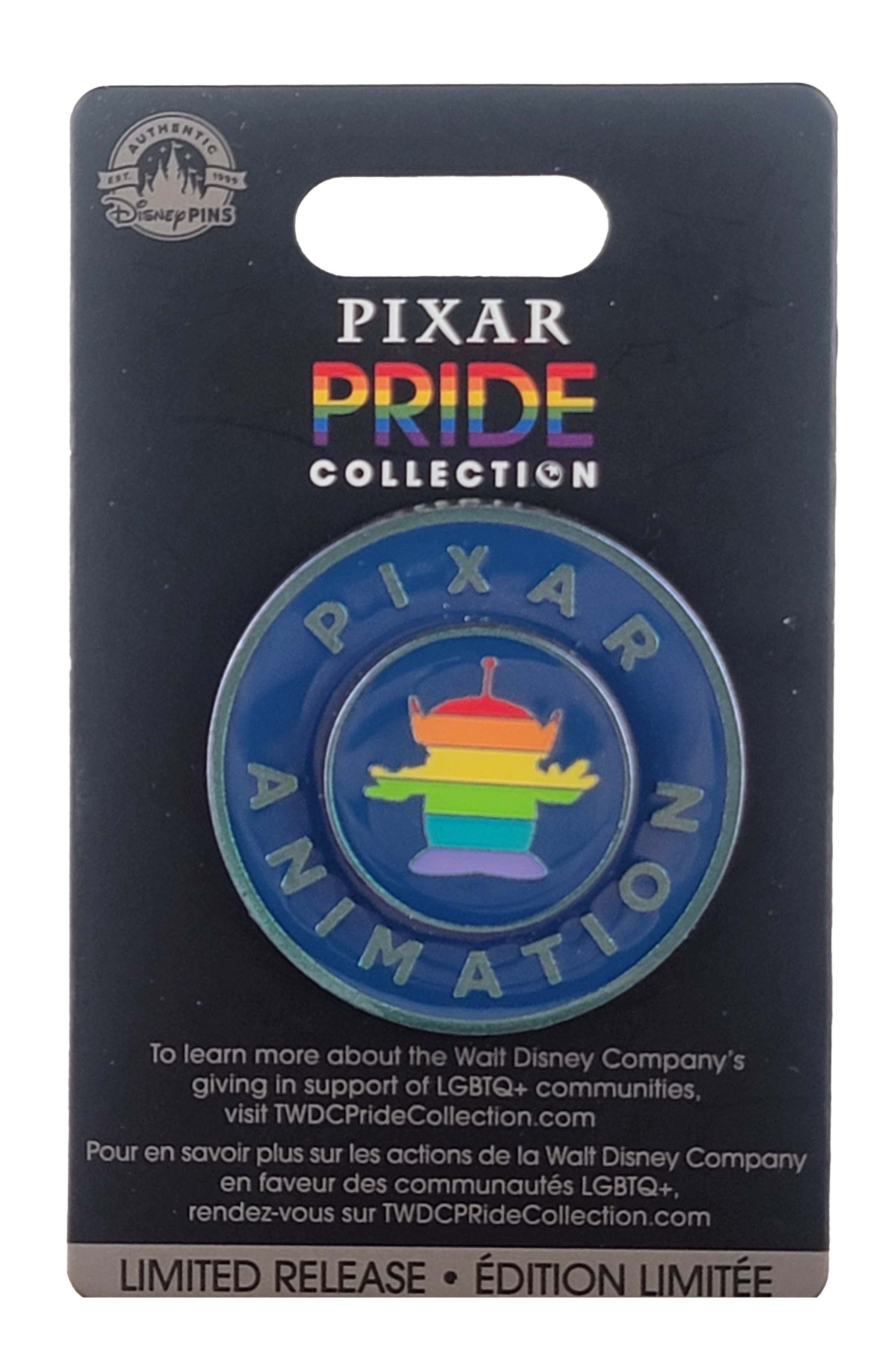 Disney Pin - Rainbow Pride Collection - Pixar Animation - Toy Story - Little Green Men, view 1