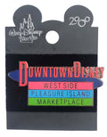 Disney Pin - Downtown Disney - Pleasure Island, West Side and Marketplace