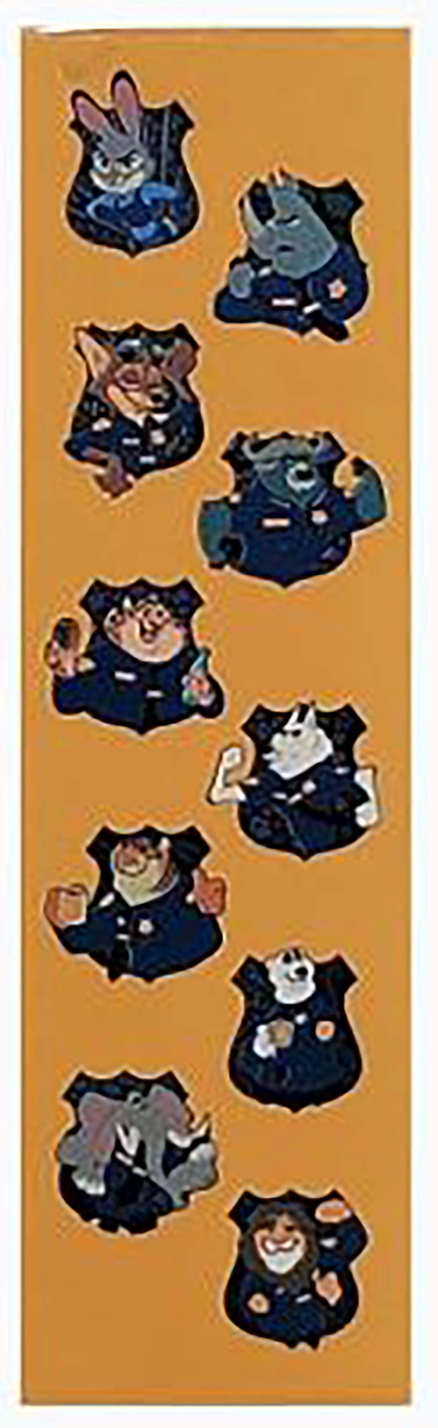 Disney Pin - Zootopia ZPD Mystery Box - 2 Random Pins - Sealed - package and series details