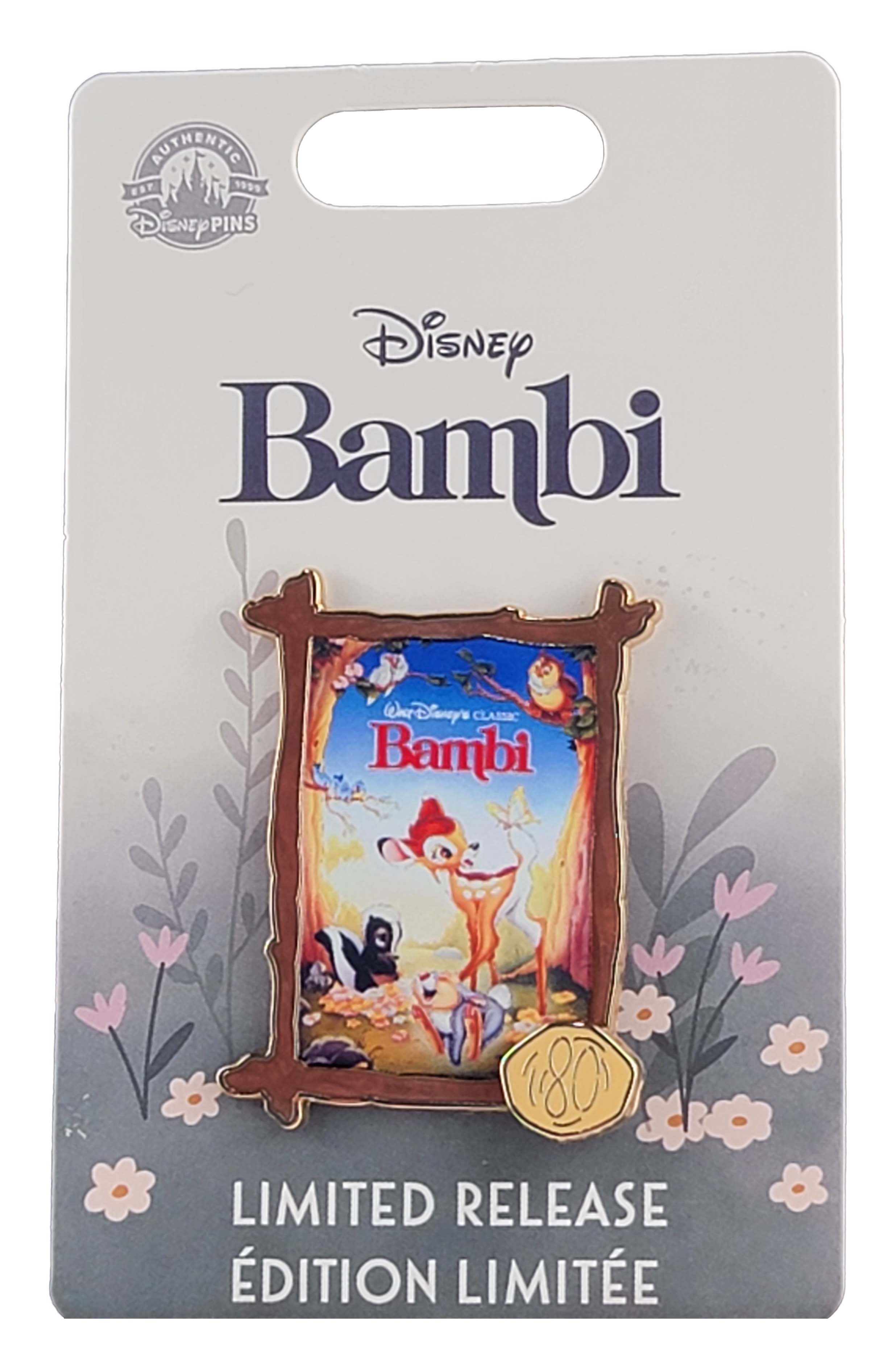 Disney Pin - Bambi - Poster - 80th Anniversary