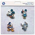 Disney Pin - Booster Set - Astro Robots Characters - 4-Pin Set - front view