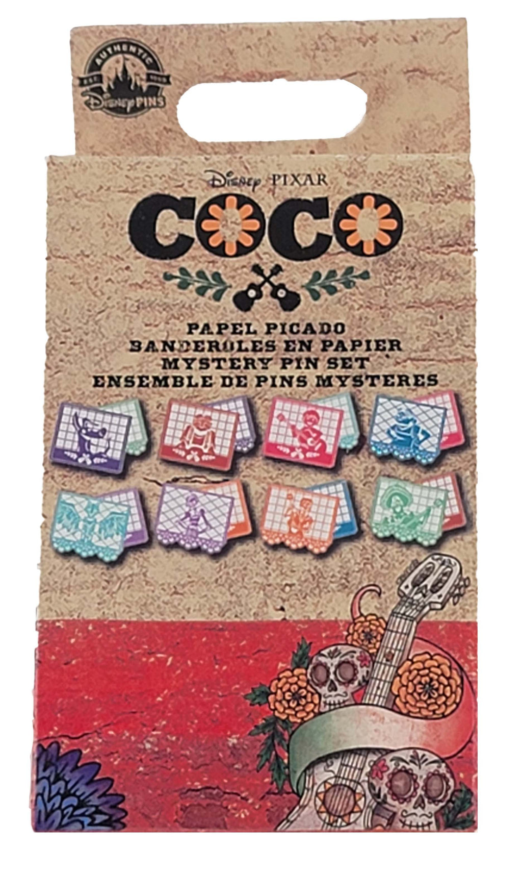 Disney Pin - Coco Papel Picado Mystery Box - 2 Random Pins - Sealed