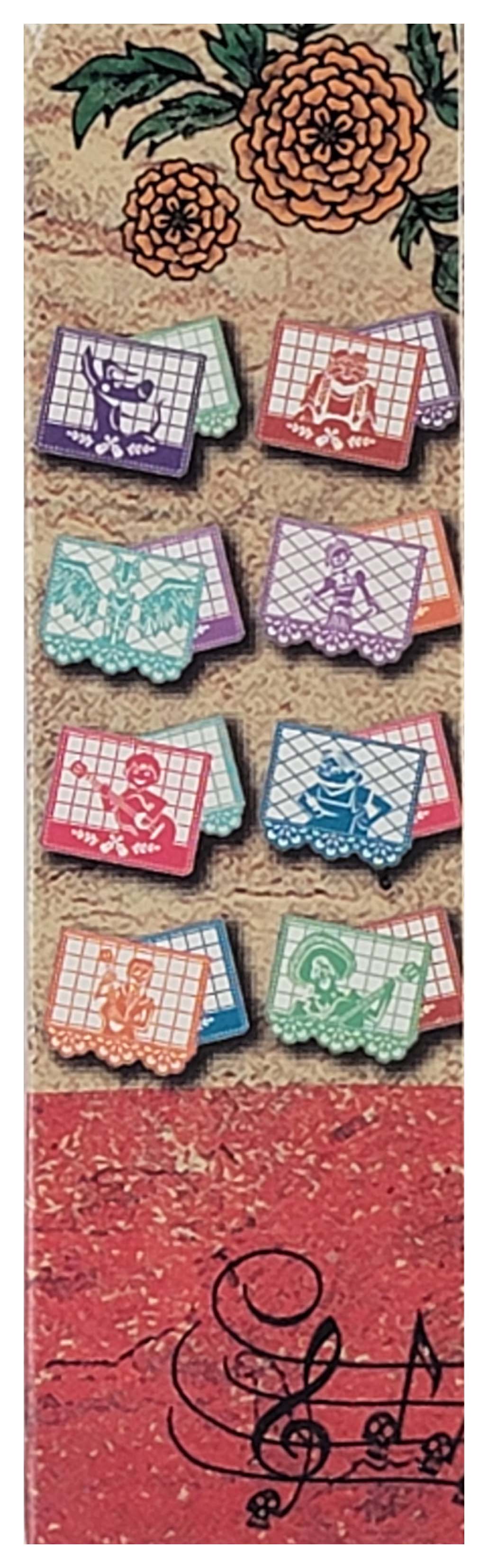 Disney Pin - Coco Papel Picado Mystery Box - 2 Random Pins - Sealed - package and series details