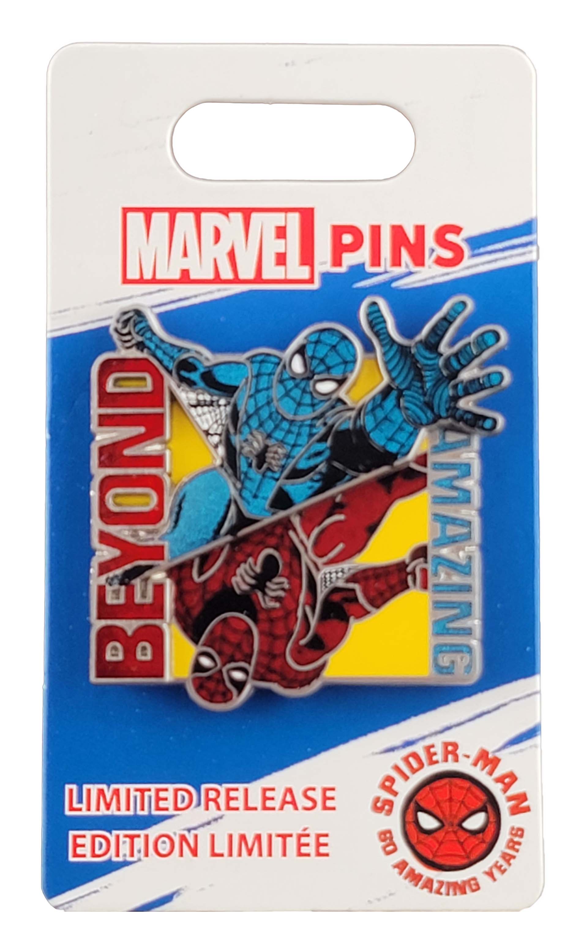 Disney Pin - Marvel - Spiderman - Beyond Amazing - 60th Anniversary