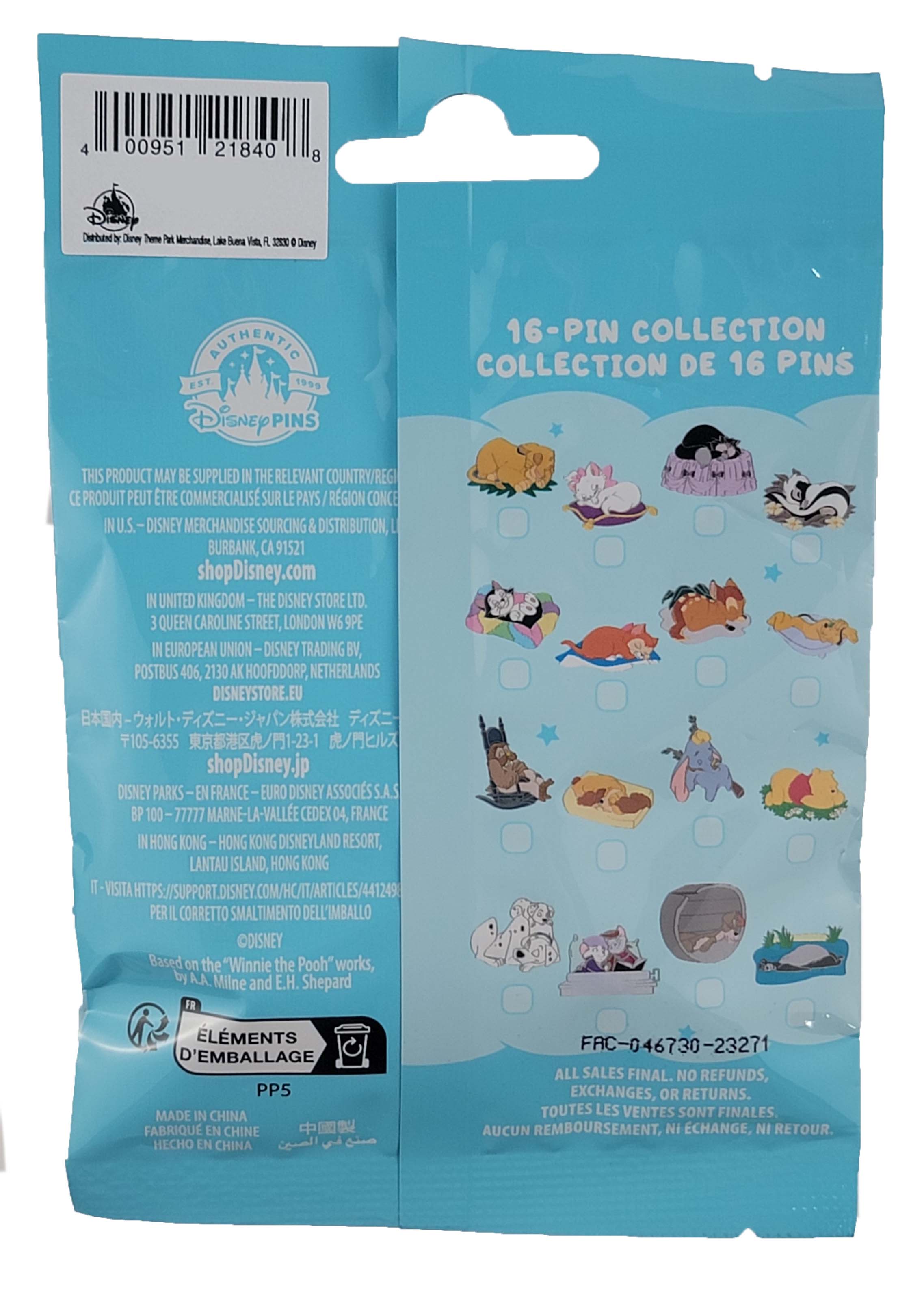 Disney Pin - Sweet Dreams - Mystery Pouch - 5 Pin Pack - Sealed