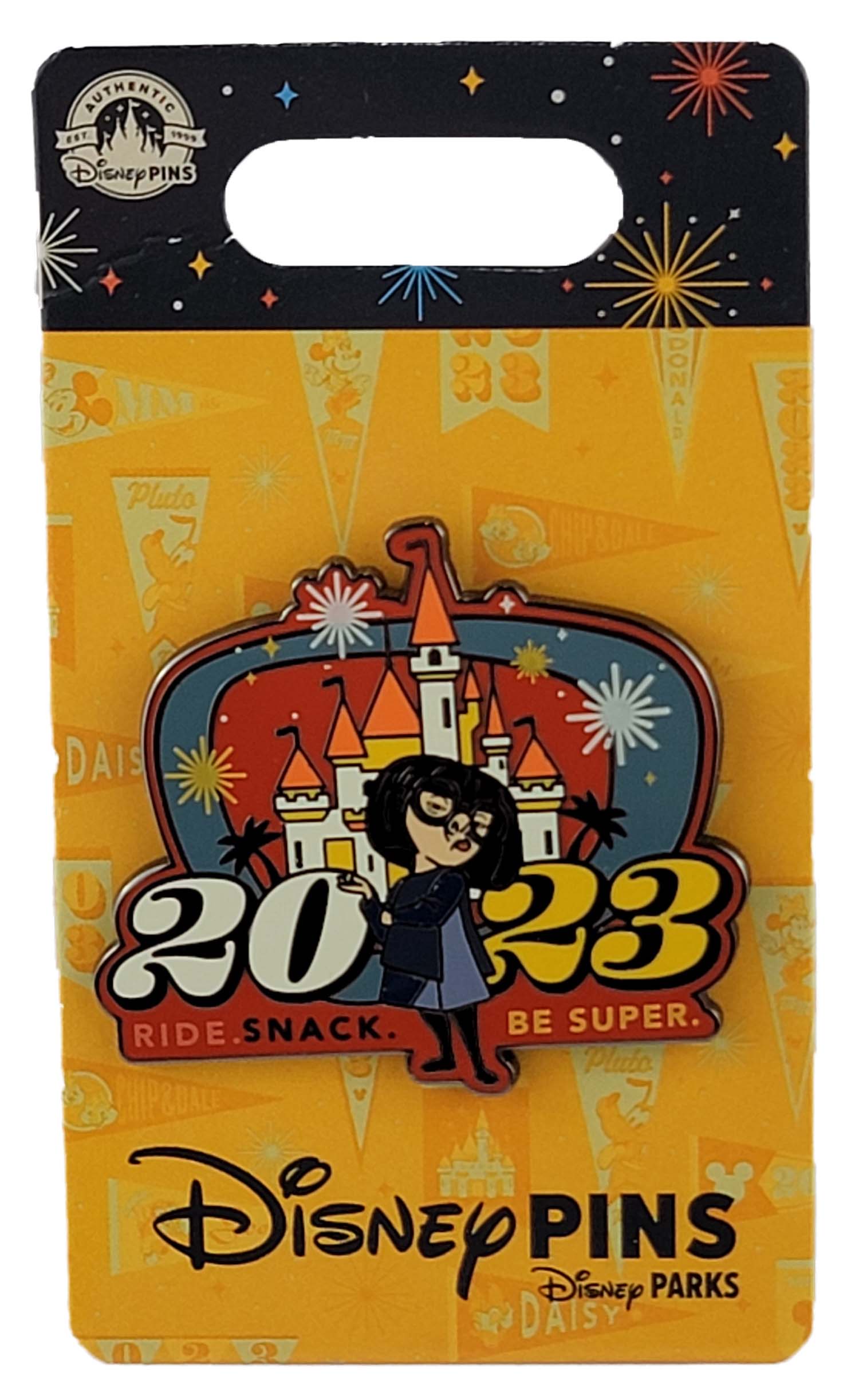 Disney Parks 2023 Edna Mode pin on retail card