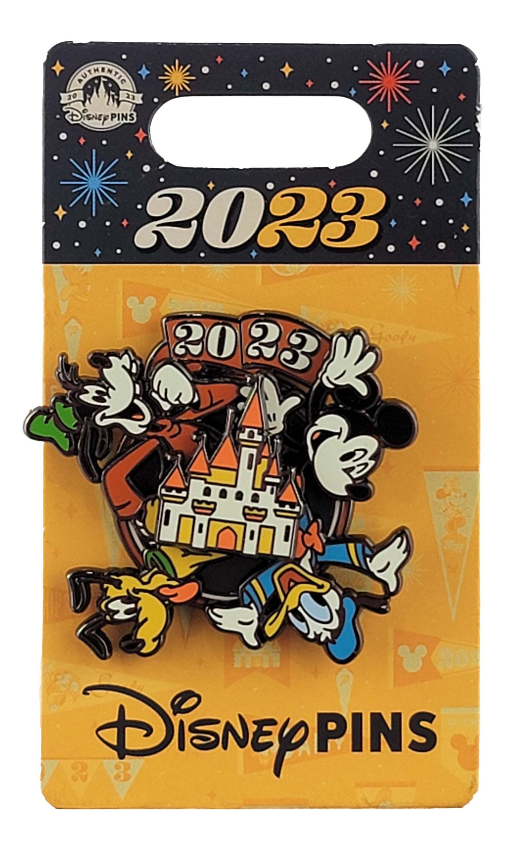 Disney Pin - Walt Disney World - Dated 2023 - Mickey Mouse and Friends - Spinner