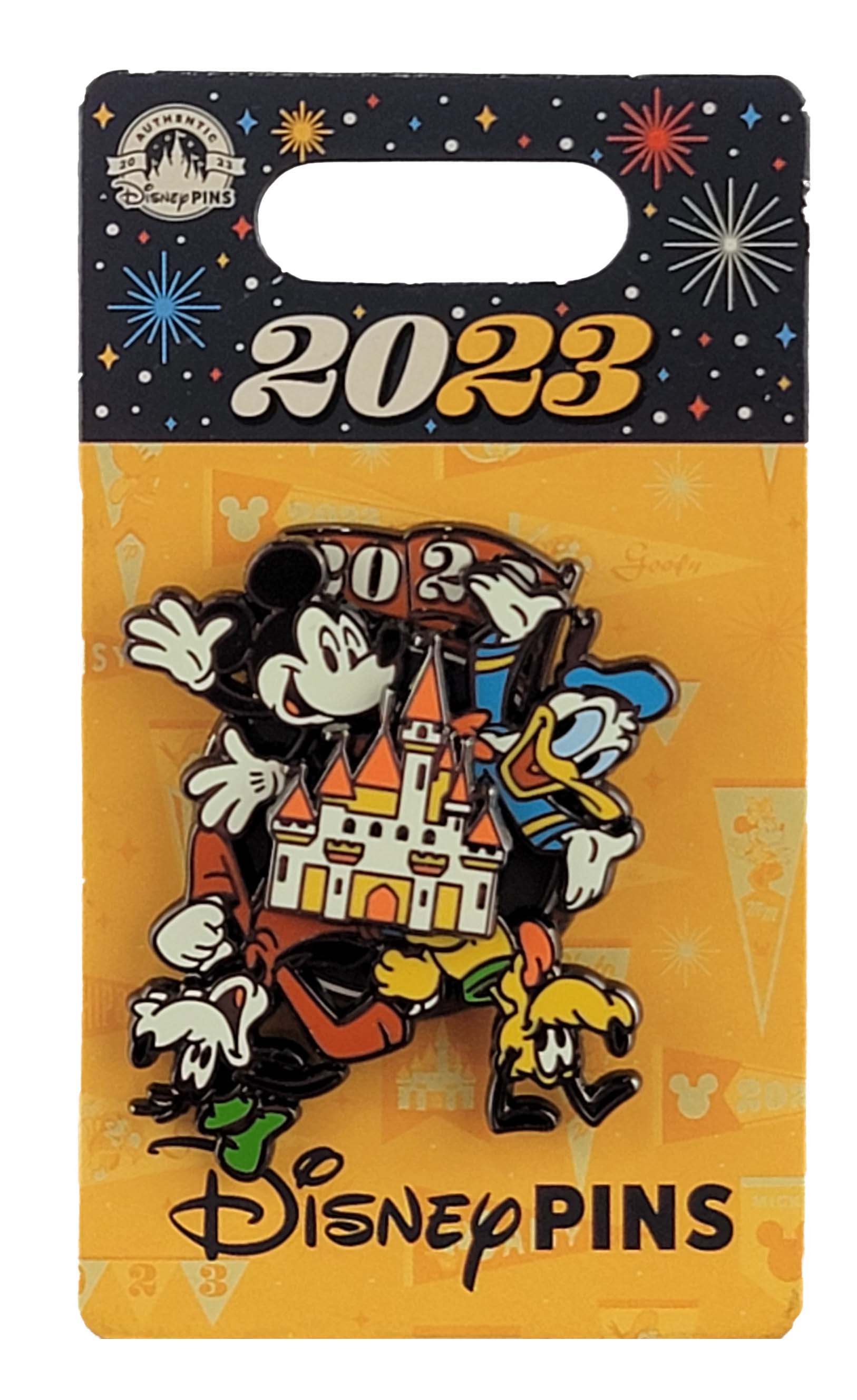 Disney Pin - Walt Disney World - Dated 2023 - Mickey Mouse and Friends - Spinner