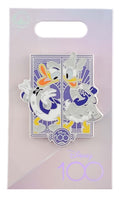 Disney Pin - Disney 100 - Platinum Celebration - Donald and Daisy