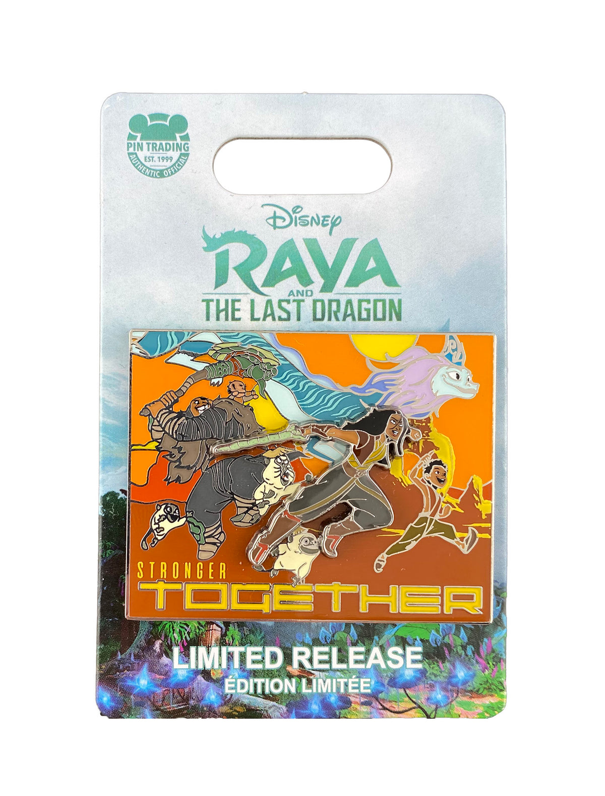 Disney Pin - Raya and the Last Dragon - Stronger Together - front view