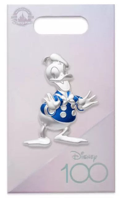 Disney Pin - Disney 100 Celebration - Platinum - Donald Duck