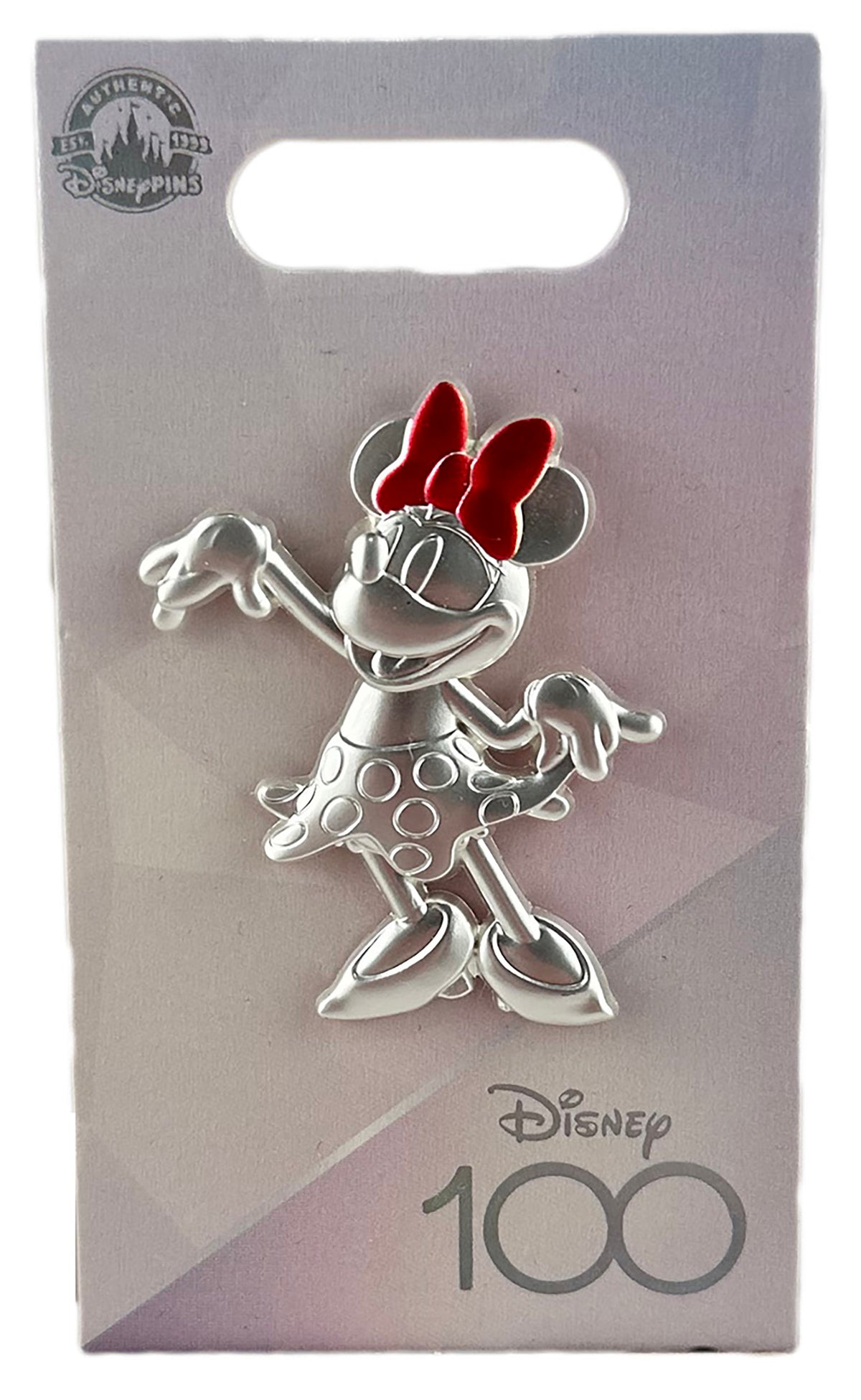 Disney Pin - Disney 100 Celebration - Platinum - Minnie