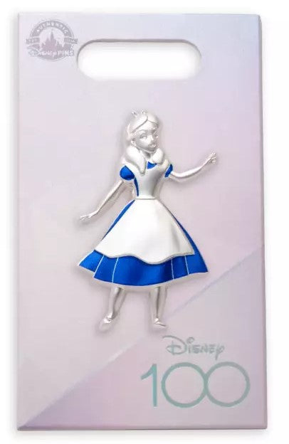 Disney Pin - Disney 100 Celebration - Platinum - Alice in Wonderland - Alice