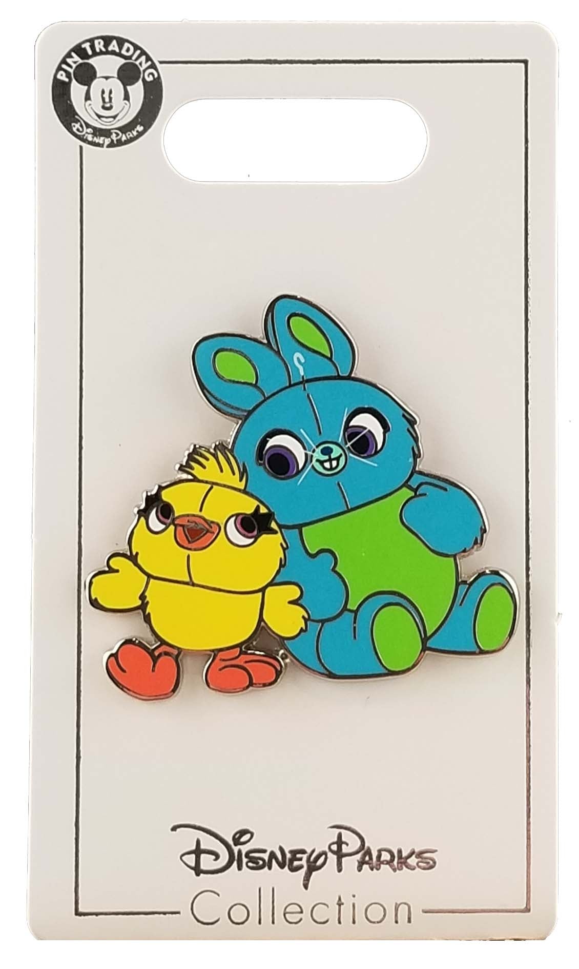 Disney Pin - Toy Story 4 - Ducky and Bunny - front view