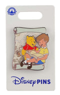 Disney Pin - Winnie the Pooh - Map Scroll - Pooh and Christopher Robin
