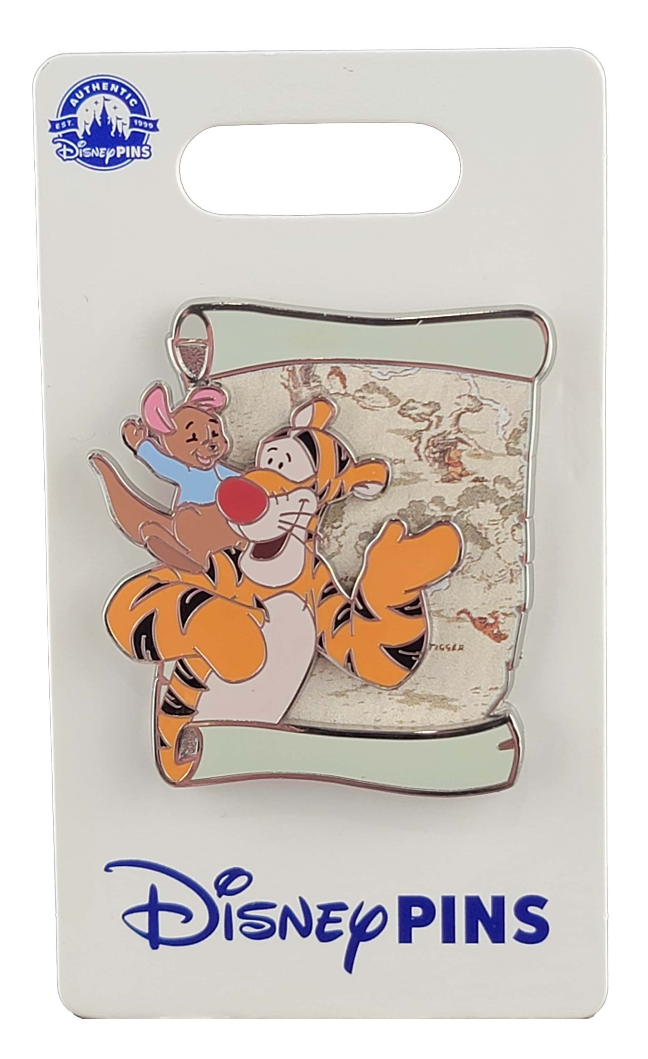 Disney Pin - Winnie the Pooh - Map Scroll - Tigger and Roo
