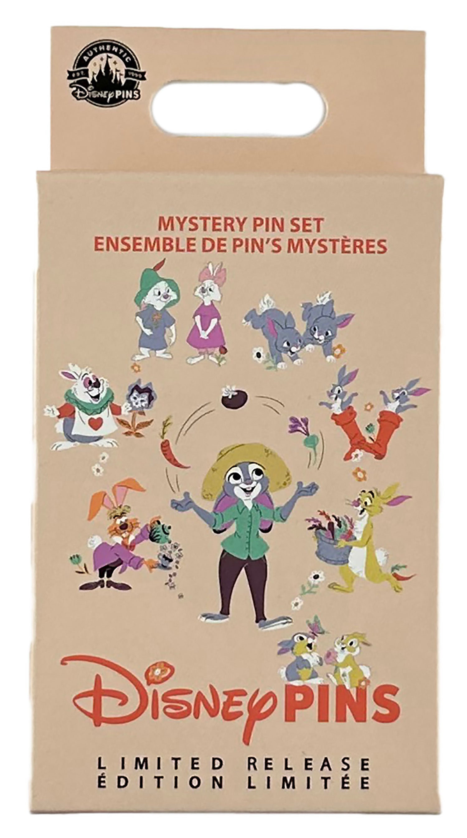 Disney Pin - Disney Rabbits Mystery Box - 2 Random Pins - Sealed