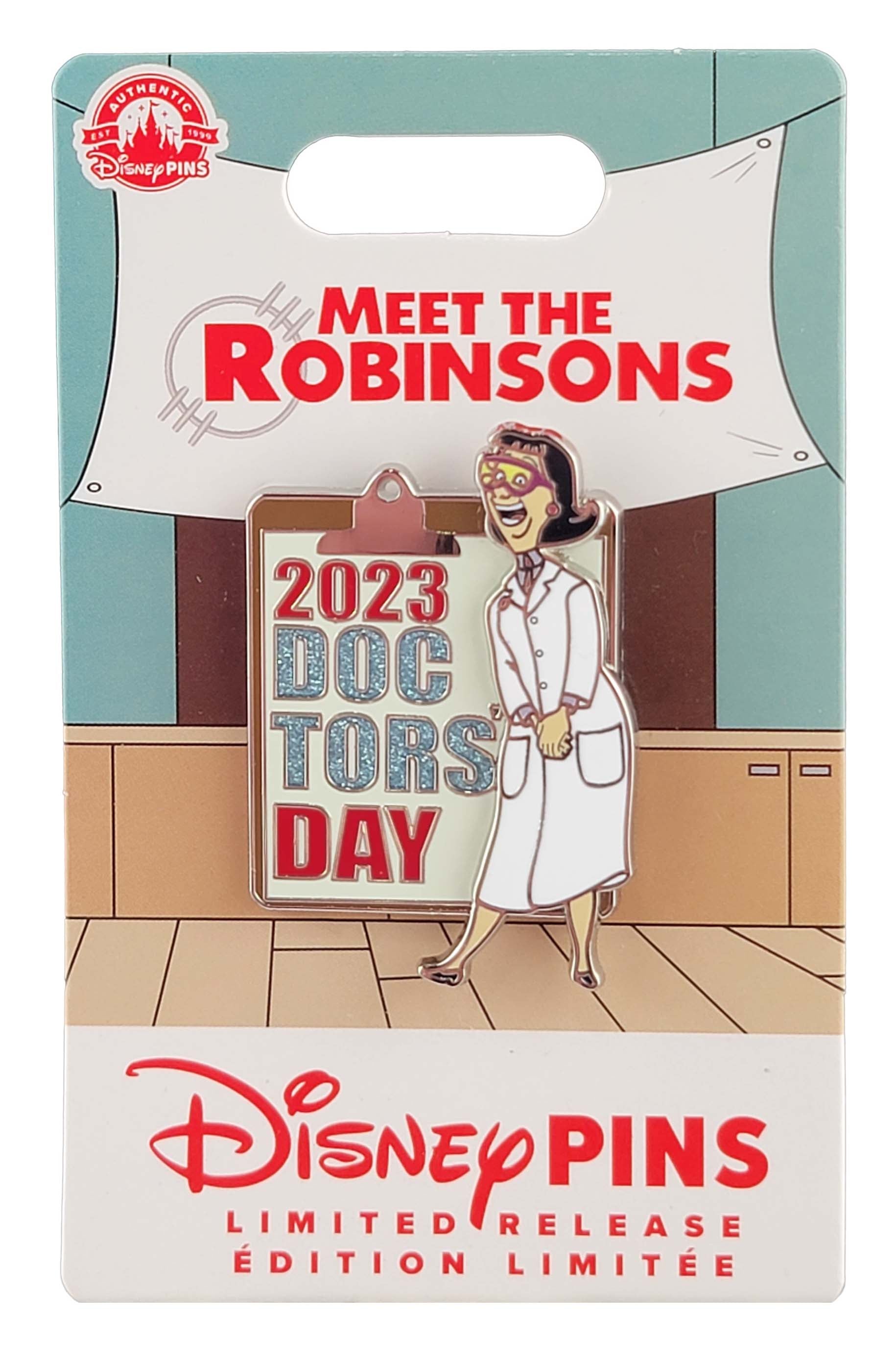 Disney Pin - Dr Lucille Krunklehorn - Robinson - Meet the Robinsons - Doctors Day