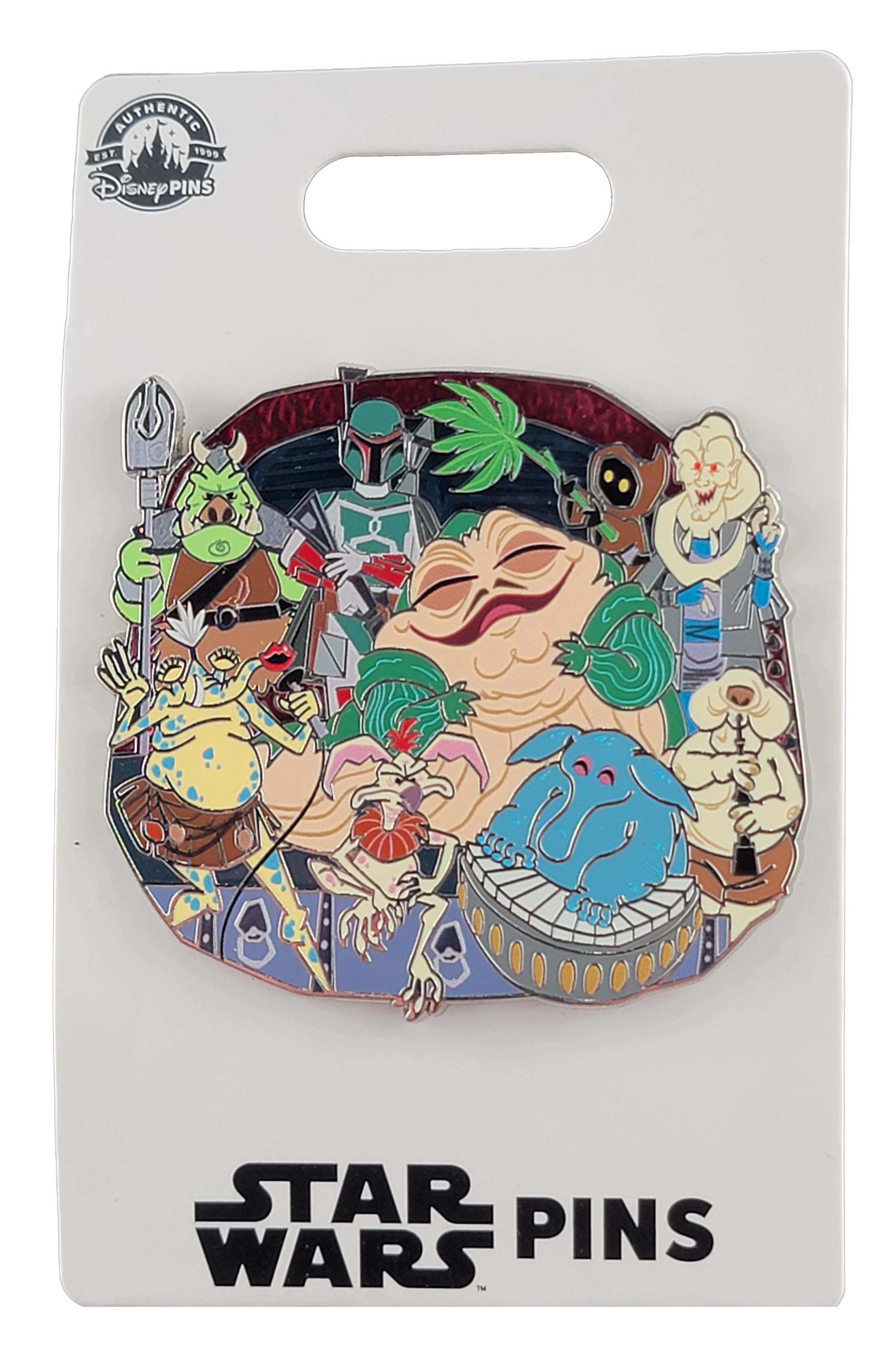 Disney Pin - Supporting Cast - Star Wars Return of the Jedi - Jabba and Friends - front view
