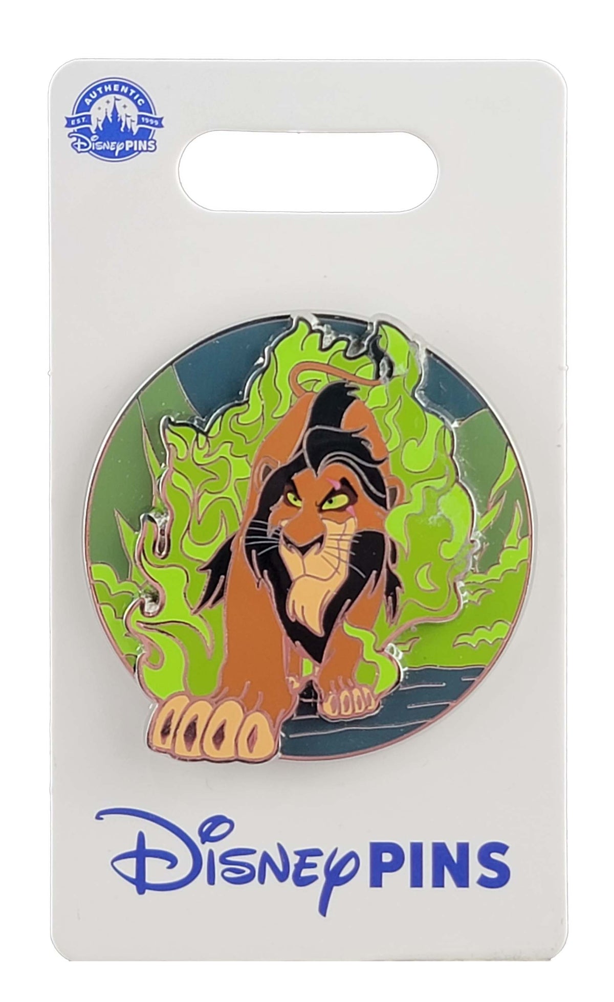Disney Pin - The Lion King - Scar Walking Through Fire - front view