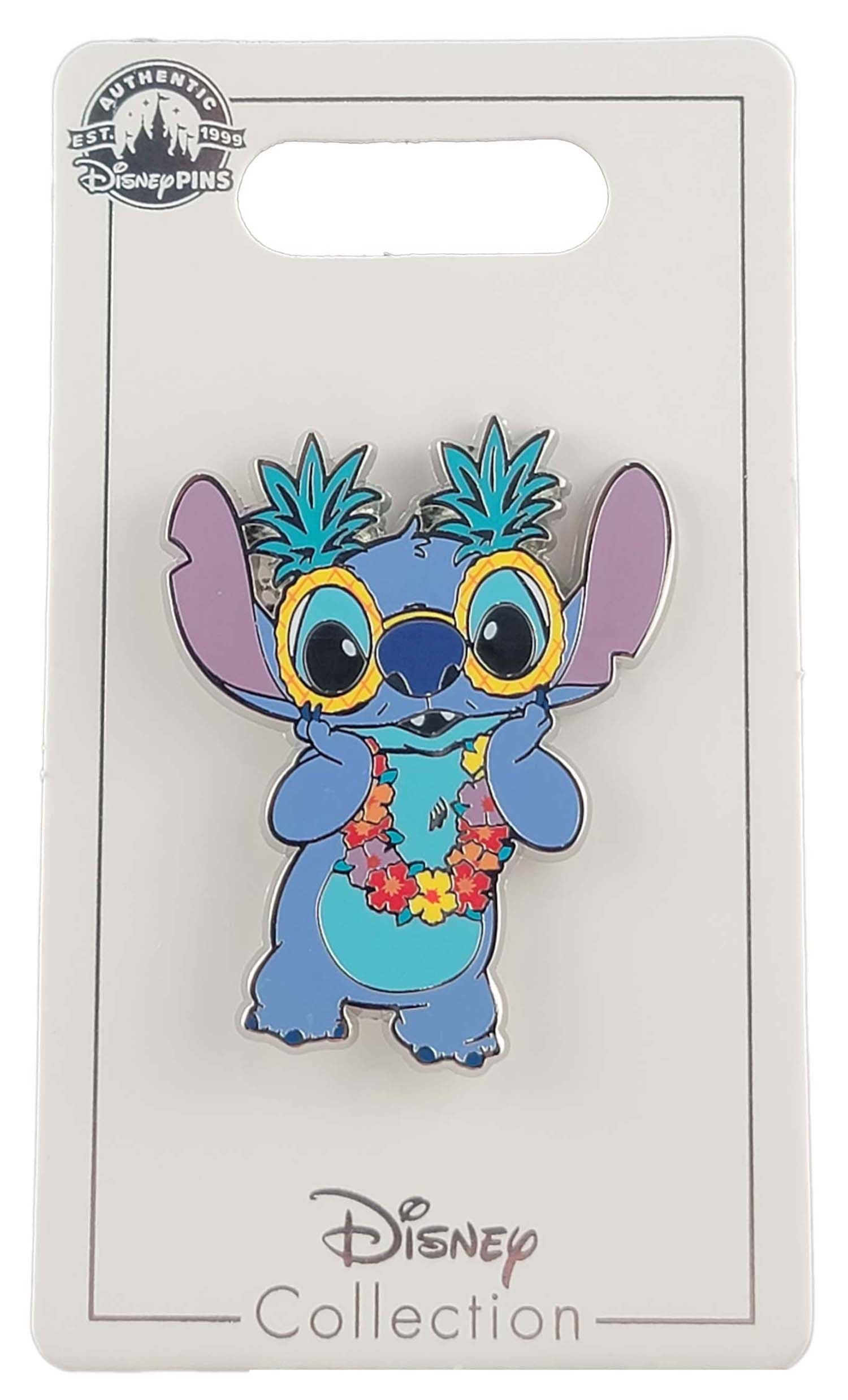 Disney Pin - Stitch - Pineapple Glasses and Hawaiian Leis