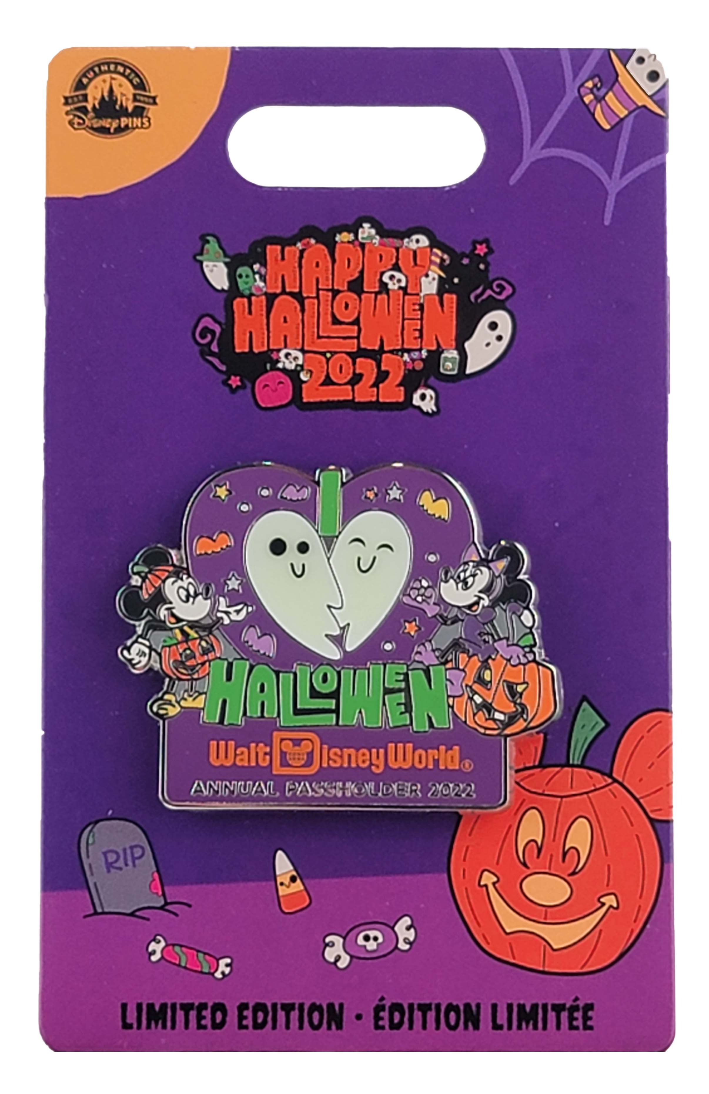 Disney Pin - Halloween - Mickey and Minnie Mouse