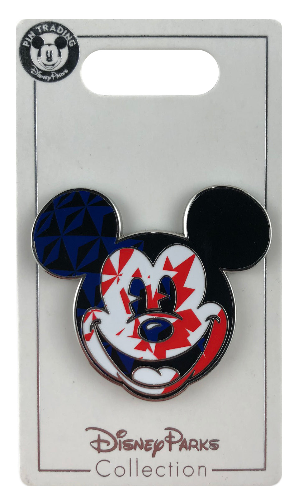 Disney Pin - Mickey Head - Canada Flag - EPCOT World Showcase