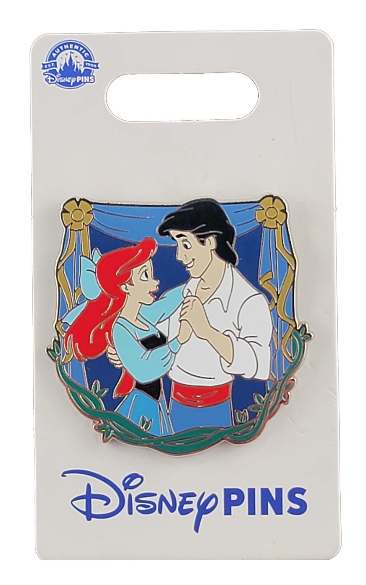 Disney Pin - The Little Mermaid - Ariel and Prince Eric Dancing - front view