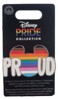 Disney Pin - Rainbow Pride Collection - Mickey Mouse Icon - Proud Inclusion Art