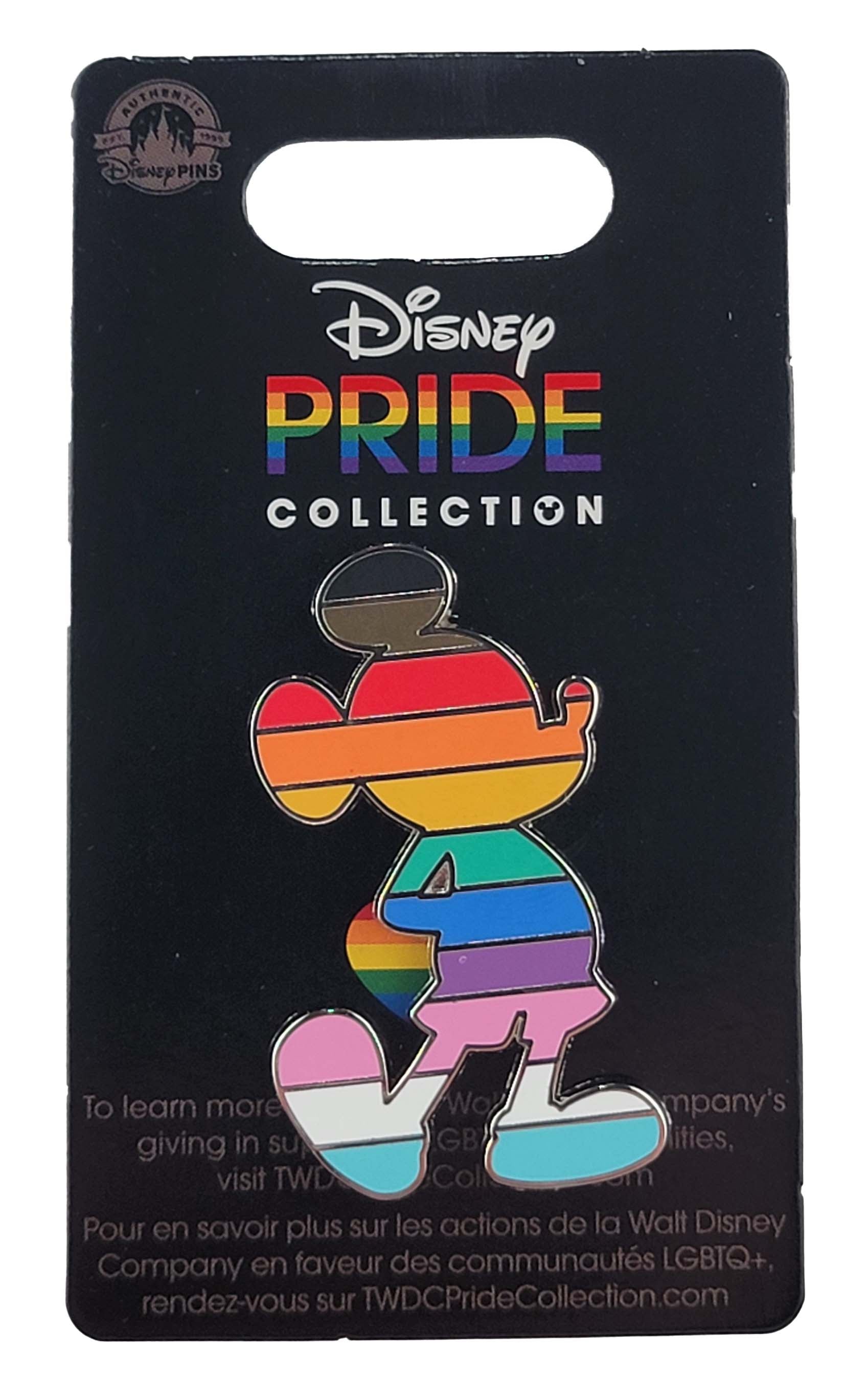 Disney Pin - Rainbow Pride Collection - Mickey Mouse - Silhouette