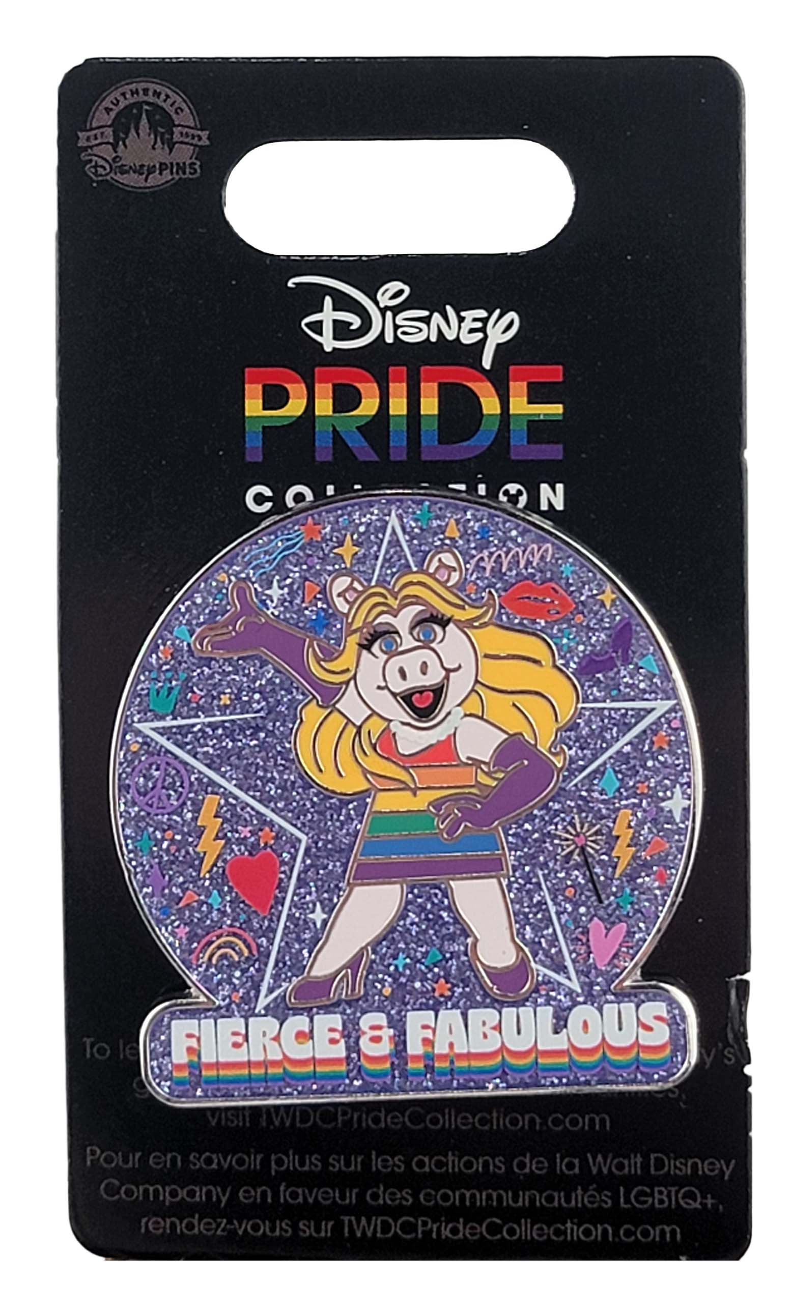 Disney Pin - Rainbow Pride Collection - Muppets - Miss Piggy - Fierce and Fabulous