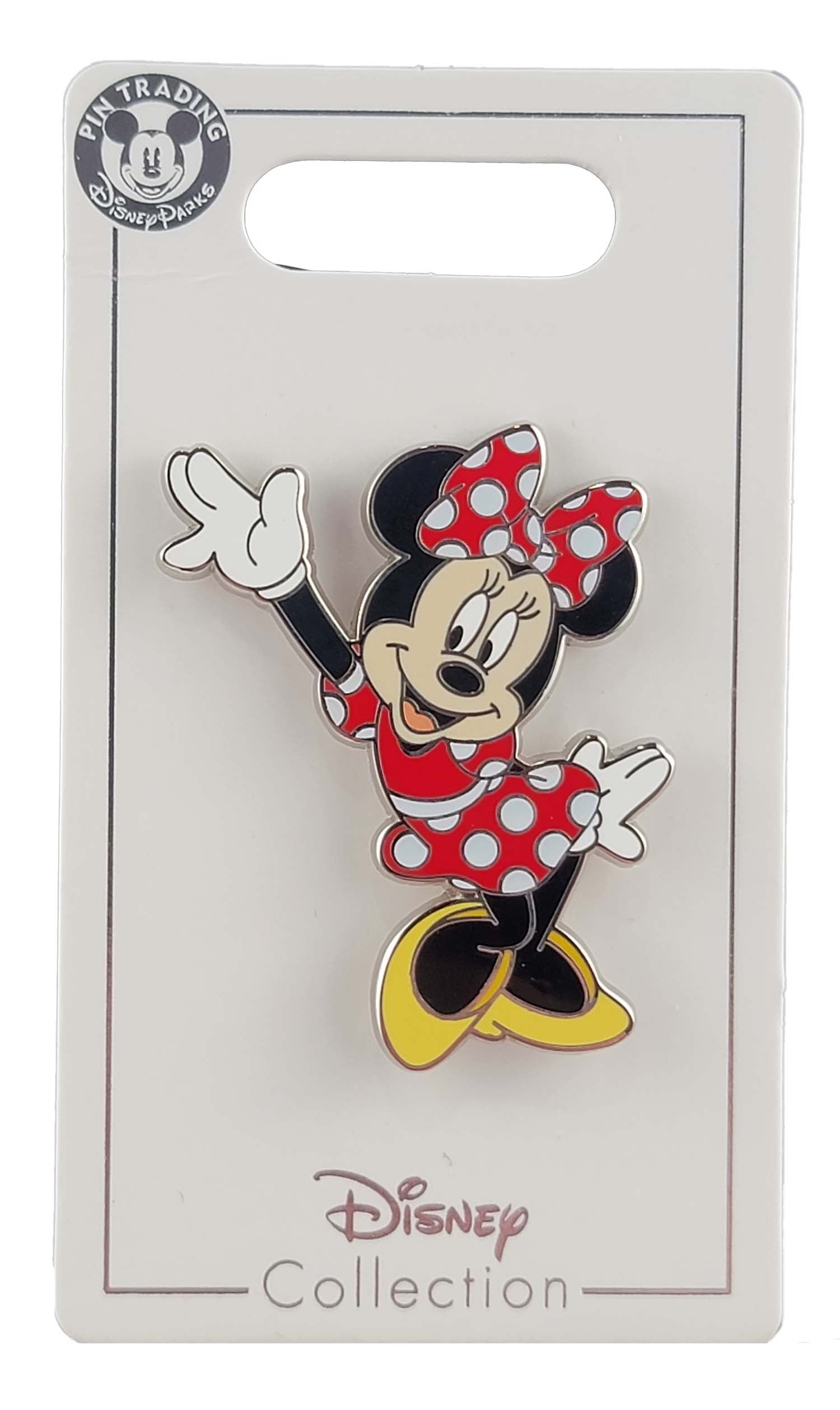 Disney Pin - Minnie Mouse - Waving - Polka Dots