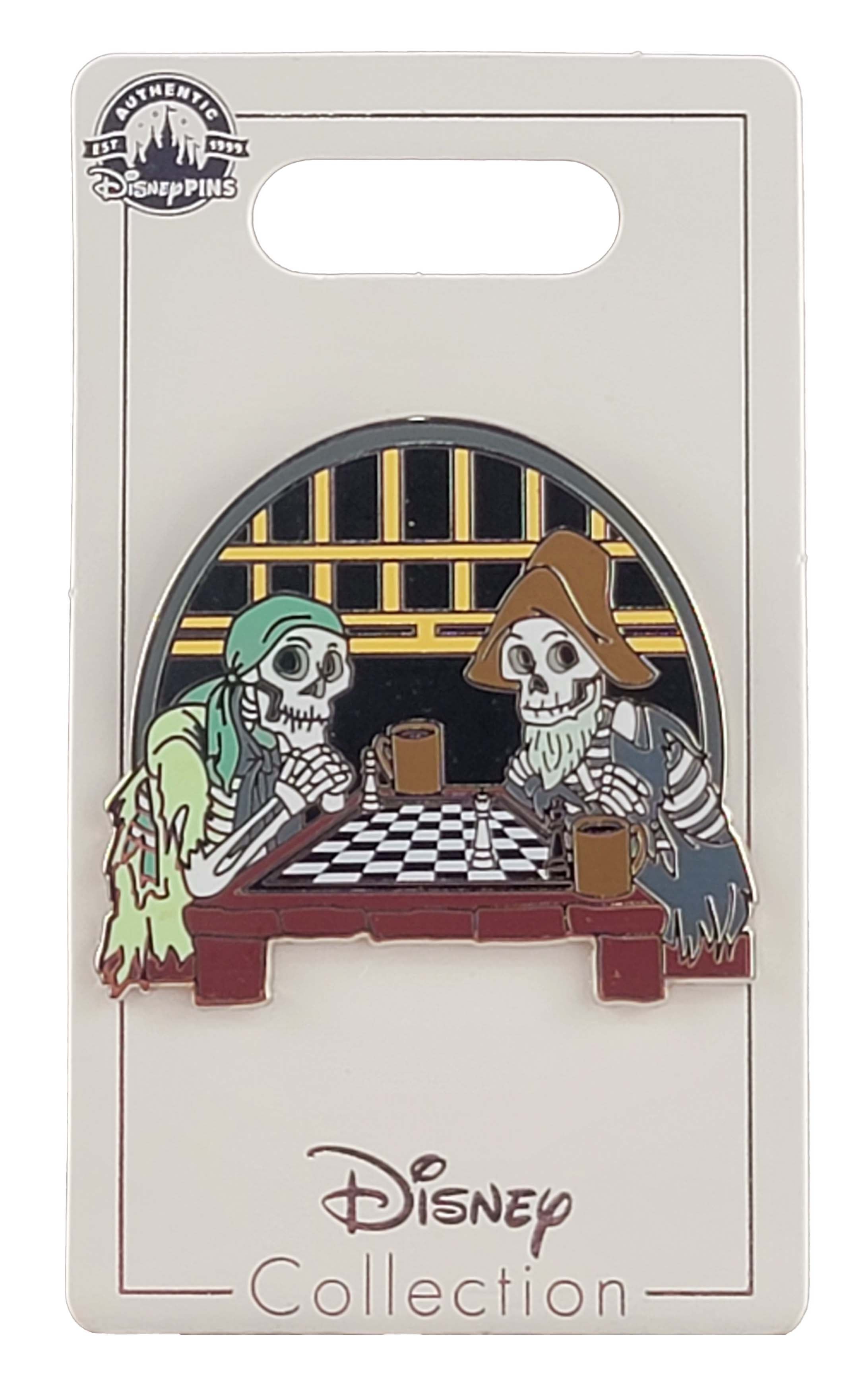 Disney Pin - Pirates of the Caribbean - Skeleton Pirates Playing Chess