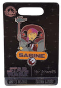 Disney Pin - Star Wars Rebels - Sabine Wren - Mandalorian Helmet - Her Universe