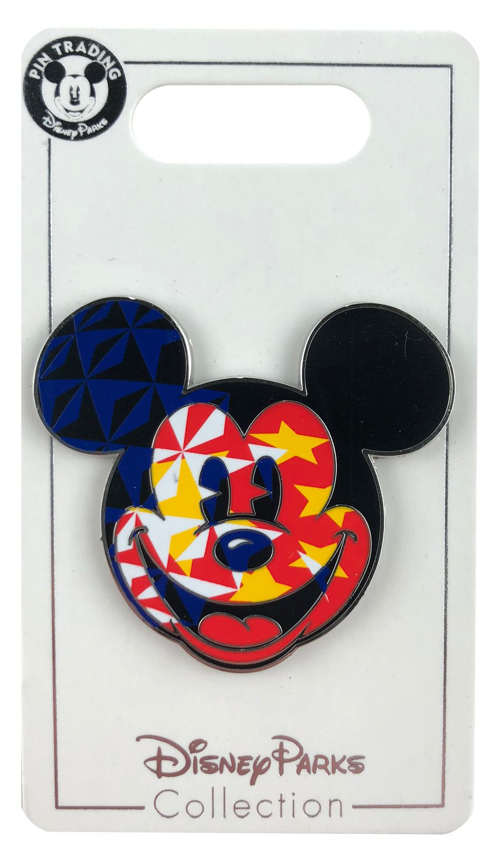 Disney Pin - EPCOT World Showcase - Mickey Head Icon - China Flag