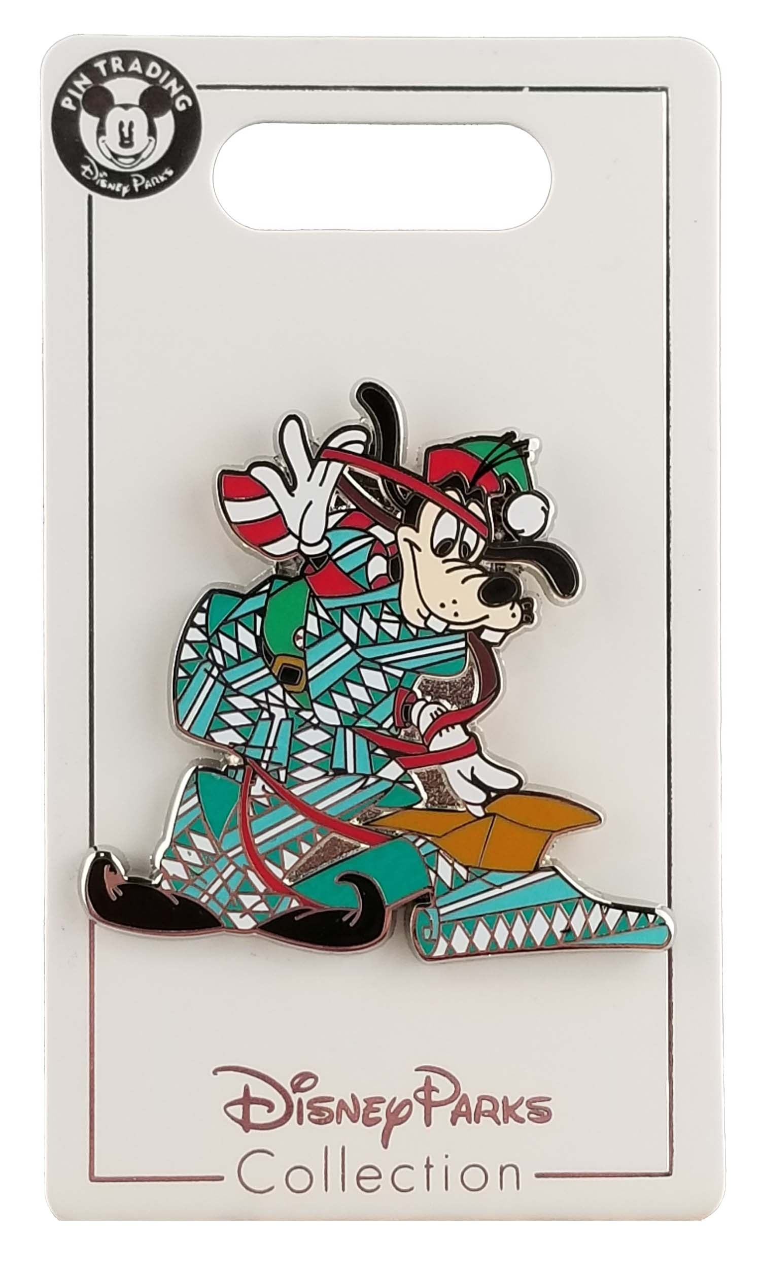 Disney Pin - Merry Christmas Holiday 2020 - Goofy - Wrapping a Present